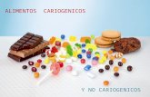 Alimentos Cariogenicos y No Cariogenicos