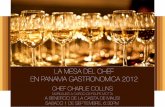 Mesa del Chef Charlie Collins - Panamá Gastronómica 2012