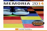 Memoria 2014 Fundaci³n Pere Tarr©s