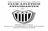 Boletín de Prensa Estudiantes vs Villa San Carlos