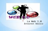La web 1.0 y 2.0
