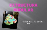 Estructura modular (Dibujo Técnico, 1º Bachillerato), Coral Casado