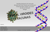 Virus, Viroides, Retrovirus y Vacunas