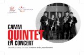 Programa del Concert del CAMM Quintet