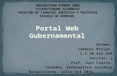 Portal web Gubernamental - Gobierno en Linea