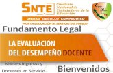 EVALUACIÓN DEL DESEMPEÑO DOCENTE - FUNDAMENTO LEGAL.
