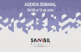 Sambil Agenda semanal del 06 al 12 de julio