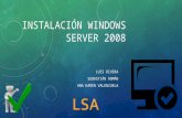 Instalación windows server 2008
