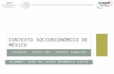 Contexto socioeconómico de Mexíco, actividad 3