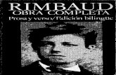 Rimbaud - Obra Completa. Prosa y Verso. Edición Bilingue