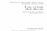 Calsamiglia y Tuson - Las Cosas Del Decir. Manual de Analisis Del Discurso (1)(1)