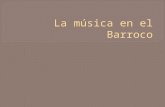 La Música en El Barroco INTERNET