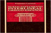 Nuevo Testamento Interlineal Griego Español de Francisco Lacueva