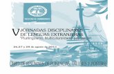Libro de Resumenes Quintas Jornadas Disciplinares de Lenguas Extranjeras. Facultad de Humanidades, UNCa. 2015.  PDF