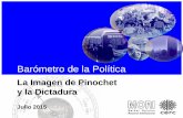 Imagen de Pinochet y La Dictadura Barómetro de La Política Julio 2015