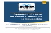 Apuntes Del Curso de Socio-Cultura de La Educación