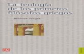 Werner, Jaeger - La Teología de Los Primeros Filósofos Griegos