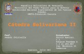 Catedra bolivariana