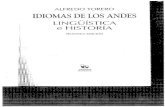 Idiomas de los Andes (Lingüística e historia) - Alfredo Torero