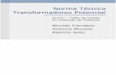 60 - 04 - Presentacion Normas Transformadores de Potencial - Nicolas Carrasco - Antonio Moreno - Patricio Soto - 2007-11-27
