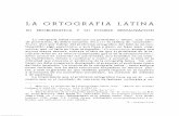 Ortografía Latina