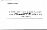 05.- Condiciones Generales de Trabajo de Telecomm