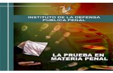 La Prueba en Materia Penal - Idpp - Guatemala