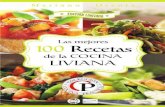 Las Mejores 100 Recetas de La Cocina Liviana