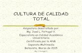 4 -Diapositivas de La Asignatura de Cultura de Calidad Total