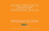 Guia Tecnica Zafrina 2012