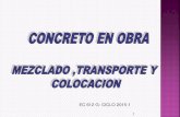 Concreto en Obra - Transporte y Colocacion -Atc2015