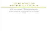 POSESION HEREDITARIA
