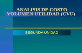 ANALISIS DE COSTO VOLUMEN UTILIDAD (CVU)