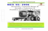 NEO-55 Prevención y Control de Riesgos de Incendio y Explosiones de Neumáticos de Camiones de Ext