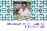 Bioensayo de Plantas Medicinales - Farmacognosia Ppt