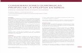 Consideraciones Quirúrgicas Propias de La Epilepsia en - Dr. Manuel Campos y Dr. Felipe Otayza M.