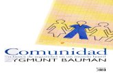 Zygmunt Bauman - 2001 - Comunidad. en Busca de Seguridad en Un Mundo Hostil