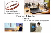 Fin 2da Clase 2015-2 Finanzas Privadas