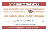 Claves Para Conseguir Tus Objetivos Jordi Urgell