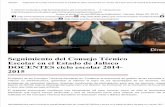 Seguimiento Del Consejo Técnico Escolar en El Estado de Jalisco DOCENTES Ciclo Escolar 2014-2015 _ Dirección General de Evaluación Educativa