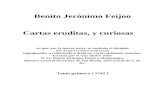 Feijoo Benito Jeronimo - Cartas Eruditas Y Curiosas 1