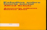 Estudios sobre teoría social - Alfred Schütz
