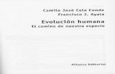 Cela Conde, C.J. y F.J. Ayala, 2013. Evolución Humana, El Camino Hacia Nuestra Especie, Pp. 213-237. Alianza Editorial, Madrid
