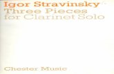 3 piezas Stravinsky
