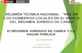 Regimen Juridico Canes Salud Publica MTalavera