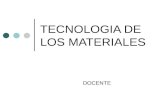 Tecnologia de Los Materiales I