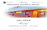 Memoria Tecnica Residencia 2014 El Copo - Imas