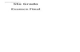 5to Grado - Examen Final (2014-2015)