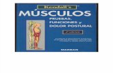 Kendall's - Músculos. Pruebas, Funciones y Dolor Postural