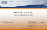 Instrumentación Industrial - Medición de Presión